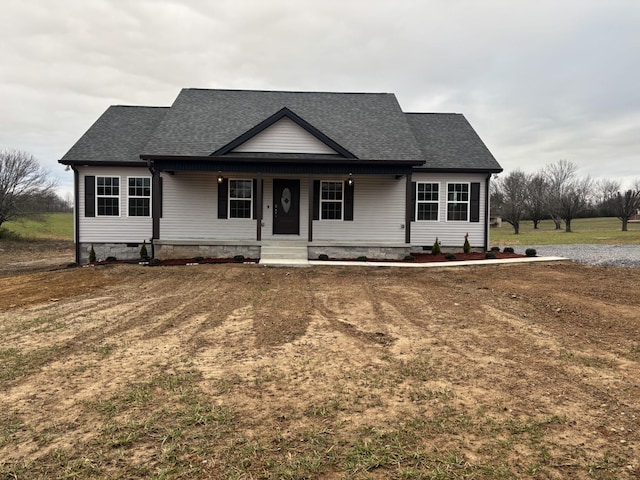 view of front of house with covered porch