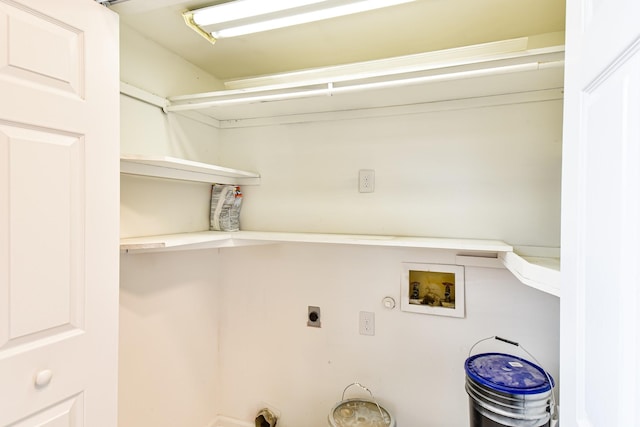 laundry room featuring hookup for an electric dryer, gas dryer hookup, and washer hookup