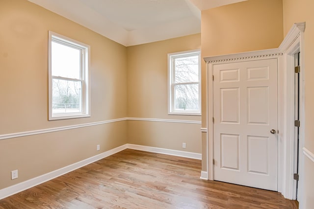 interior space with light wood-type flooring