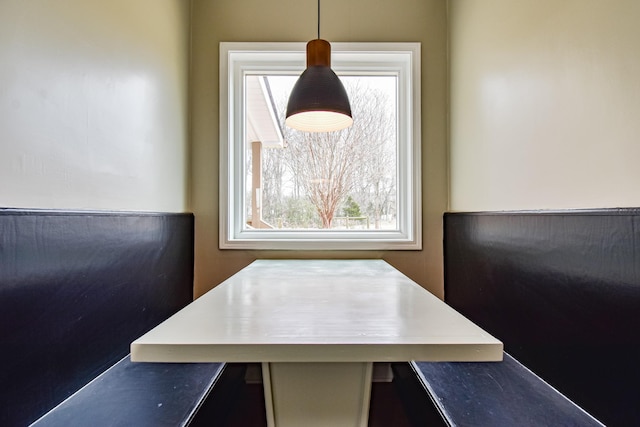 view of dining room