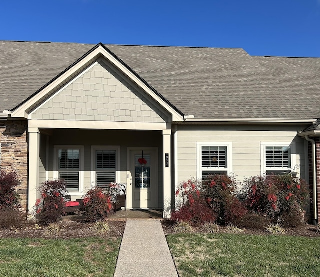 view of front of home