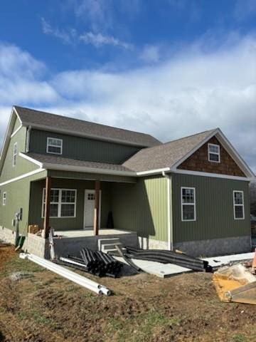 view of rear view of property