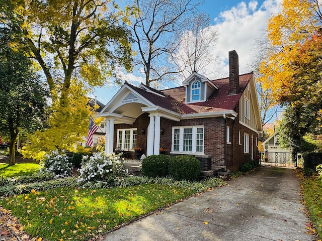 view of front of home