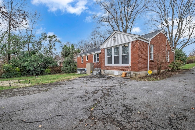 view of side of property