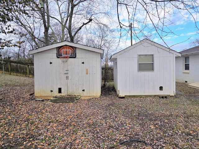 view of outbuilding