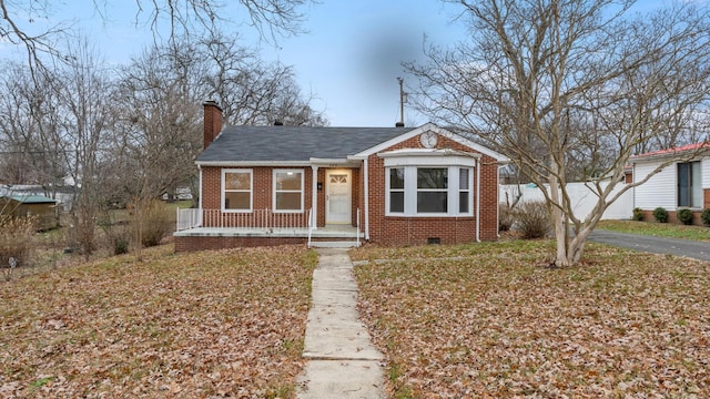 view of bungalow