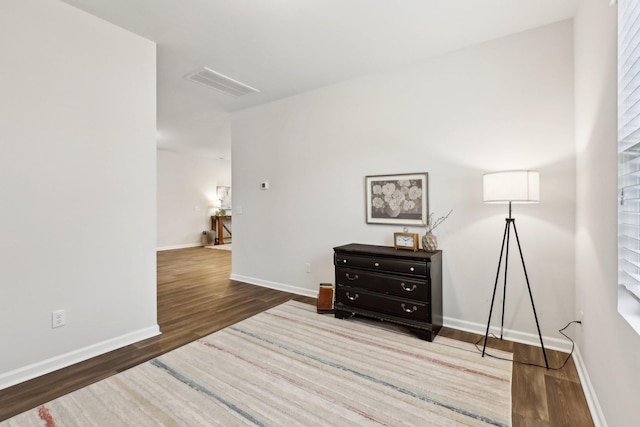 interior space featuring hardwood / wood-style floors