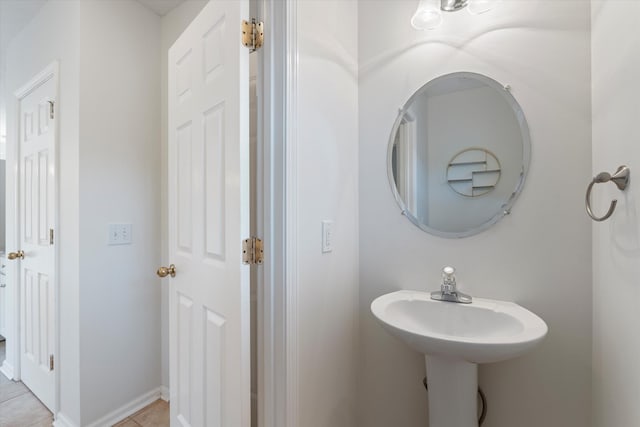 bathroom featuring tile patterned floors