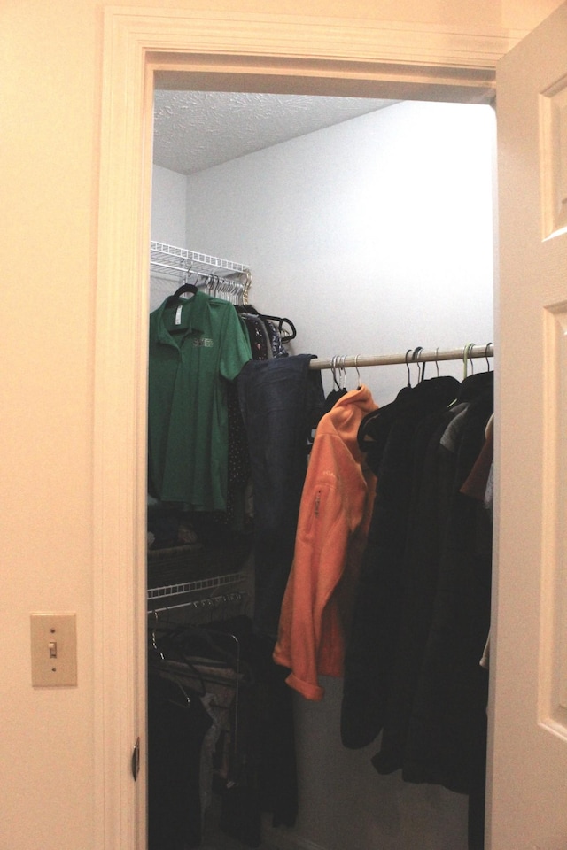 view of closet