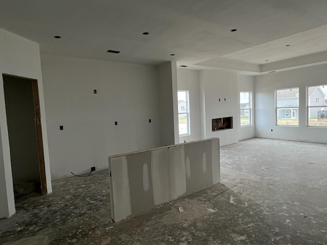 view of unfurnished living room