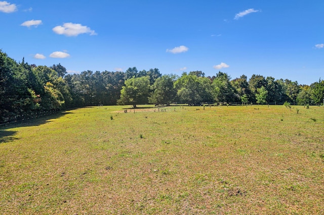 view of landscape with a rural view