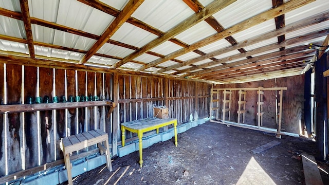 view of storage room