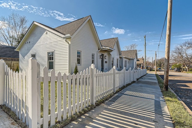 view of side of property