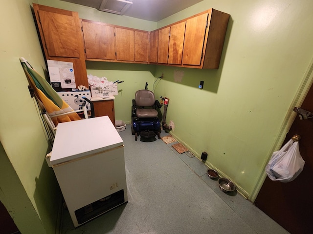 view of laundry room