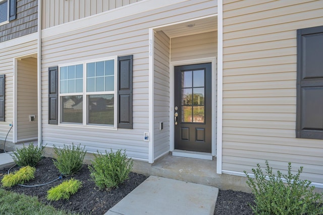 view of property entrance