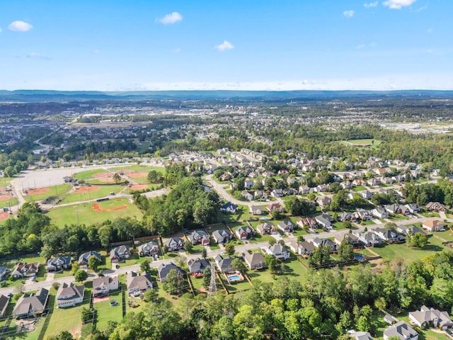 drone / aerial view