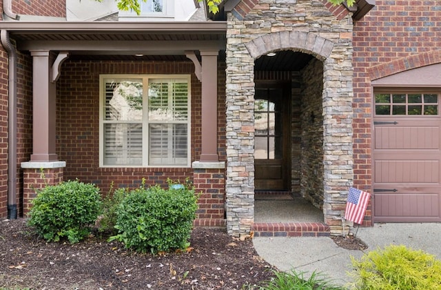 view of exterior entry