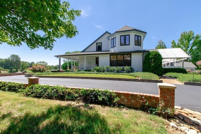 exterior space featuring a porch