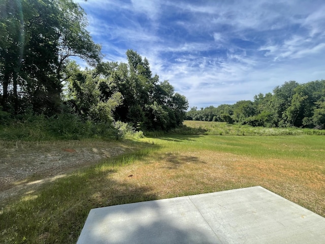 view of yard with a patio