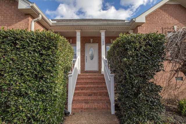 view of entrance to property