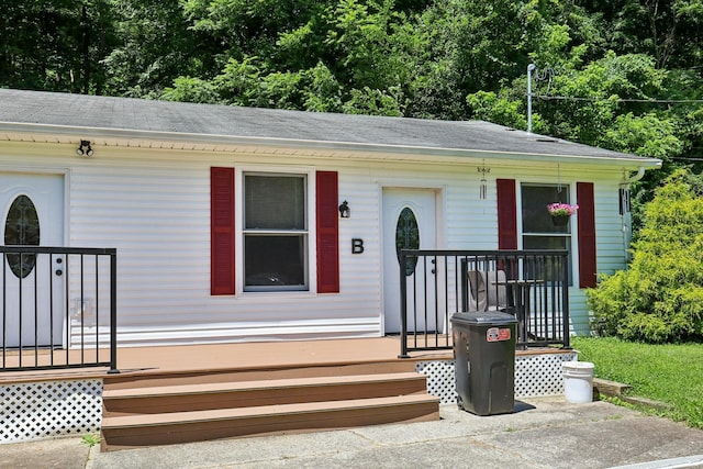 view of front of home