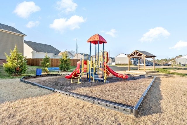 view of play area