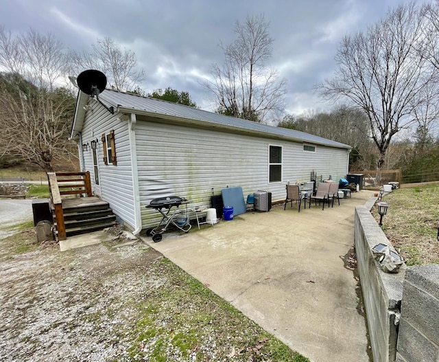 rear view of house featuring a patio area