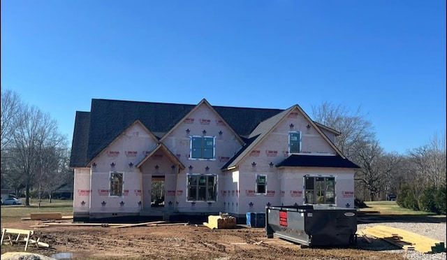 view of property in mid-construction