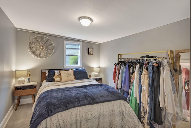 bedroom with carpet flooring