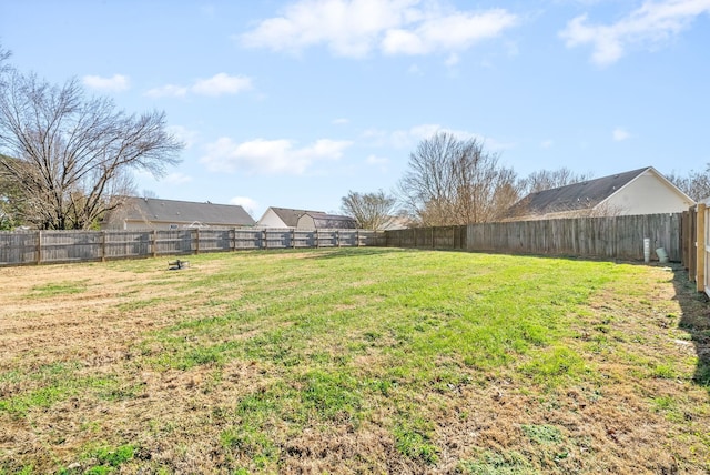 view of yard