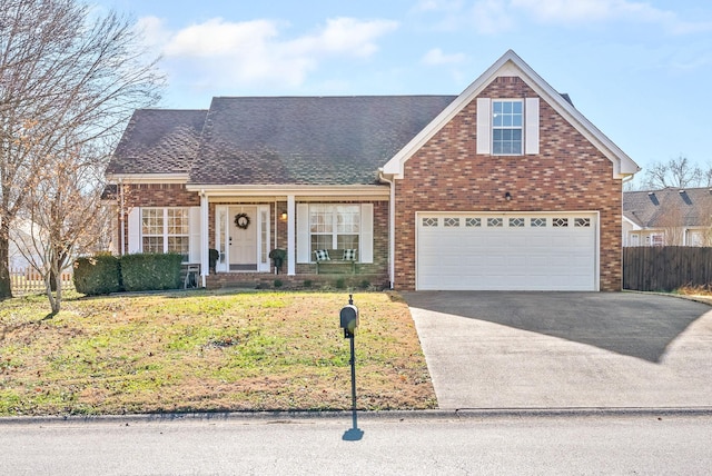 view of property featuring a front yard