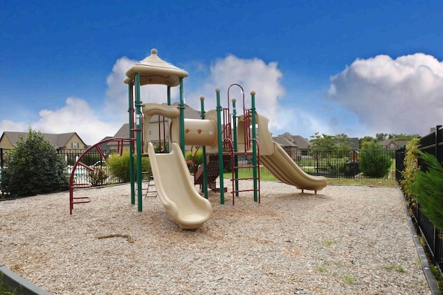 view of jungle gym