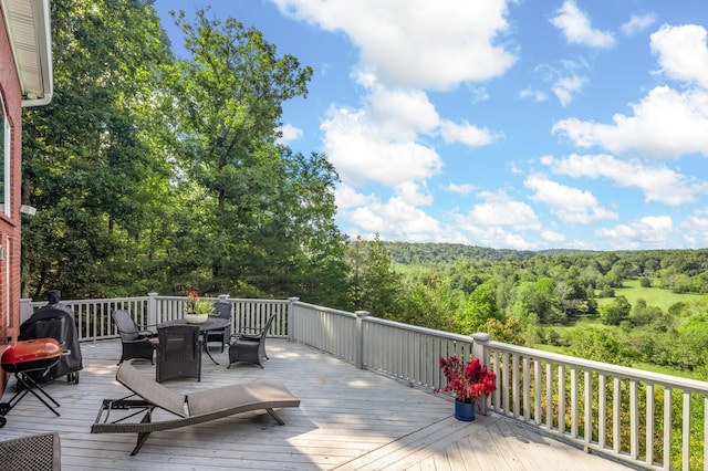 view of deck