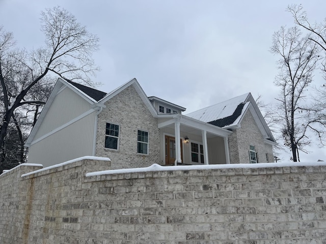 view of front of home