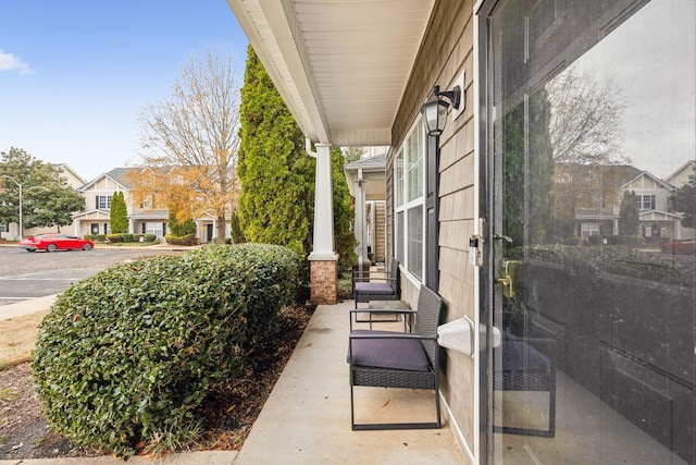 view of patio / terrace featuring a porch