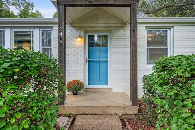 view of entrance to property