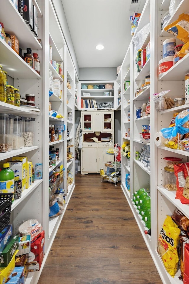 view of pantry