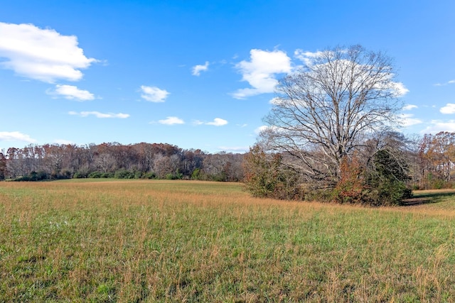 view of nature with a rural view