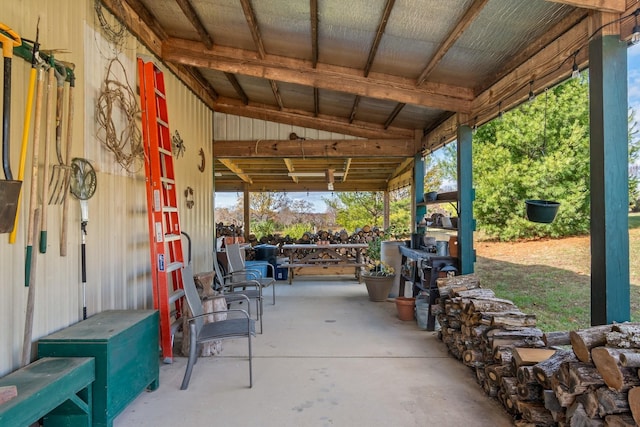 view of patio