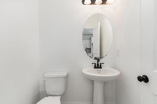 bathroom with toilet