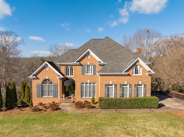 view of property with a front yard