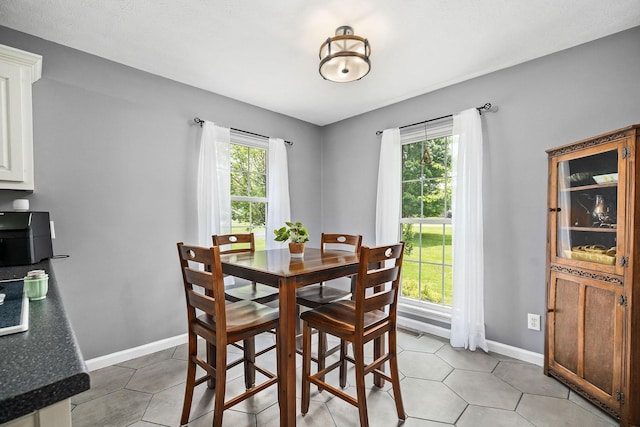 view of dining area