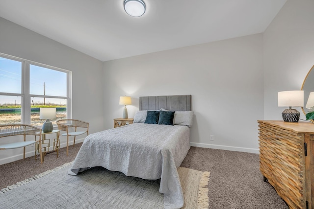 bedroom featuring carpet flooring