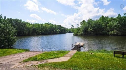 view of water feature featuring a boat dock