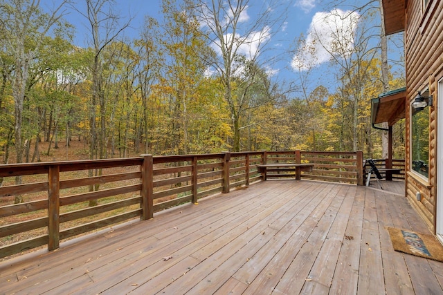 view of deck