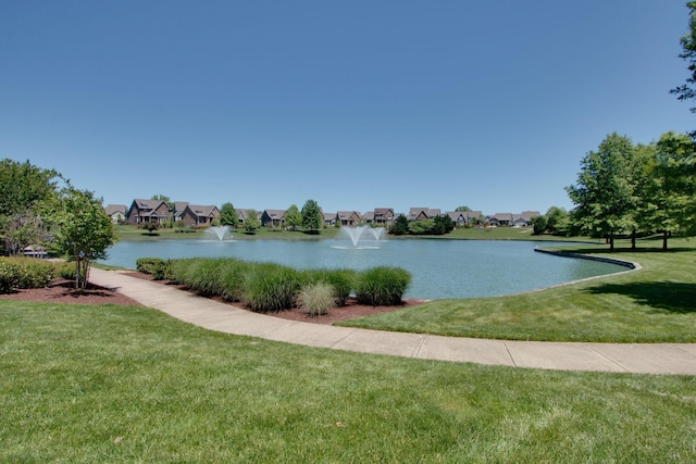 view of water feature