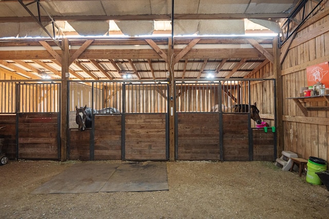 view of stable