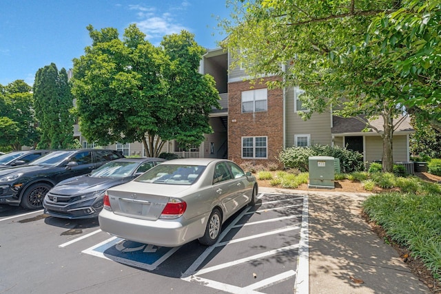 view of vehicle parking