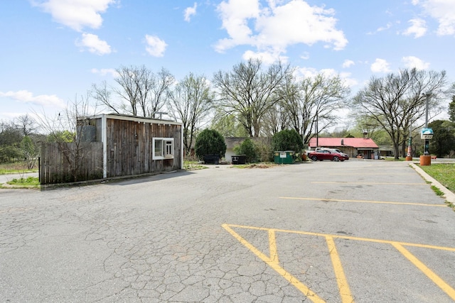 view of car parking