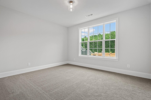 empty room featuring carpet floors